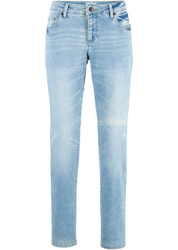 Straight Jeans Mid Waist, Stretch, bonprix