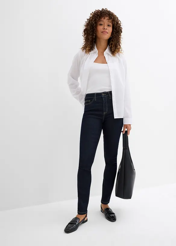 Skinny Jeans Mid Waist, Stretch, bonprix