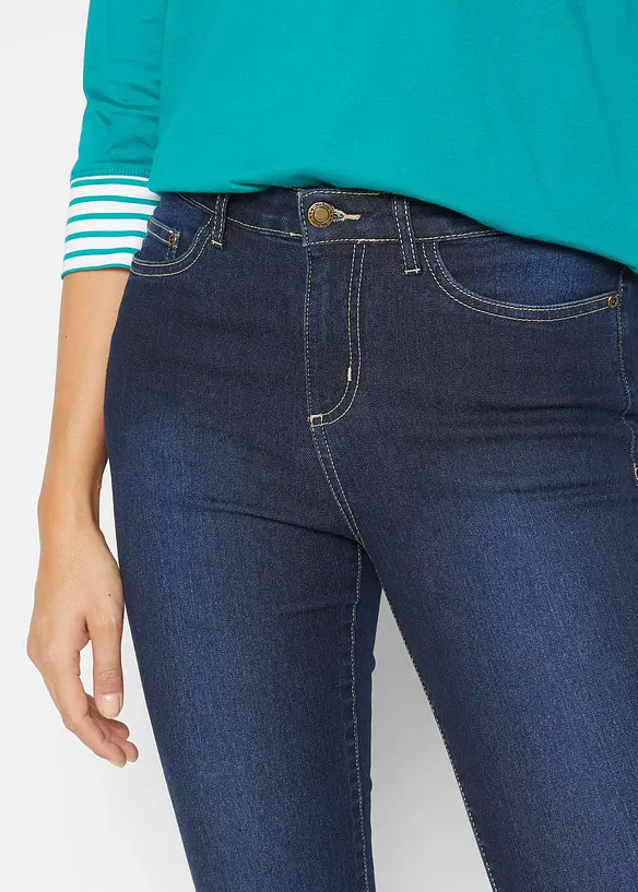 Skinny Jeans Mid Waist, Stretch, bonprix