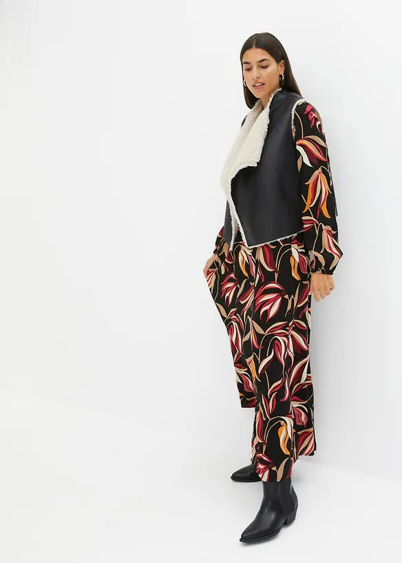 V&auml;st i lammskinnsimitation, bonprix