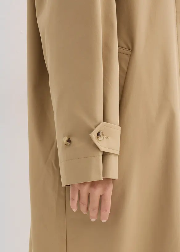 Trenchcoat med slejf, bonprix