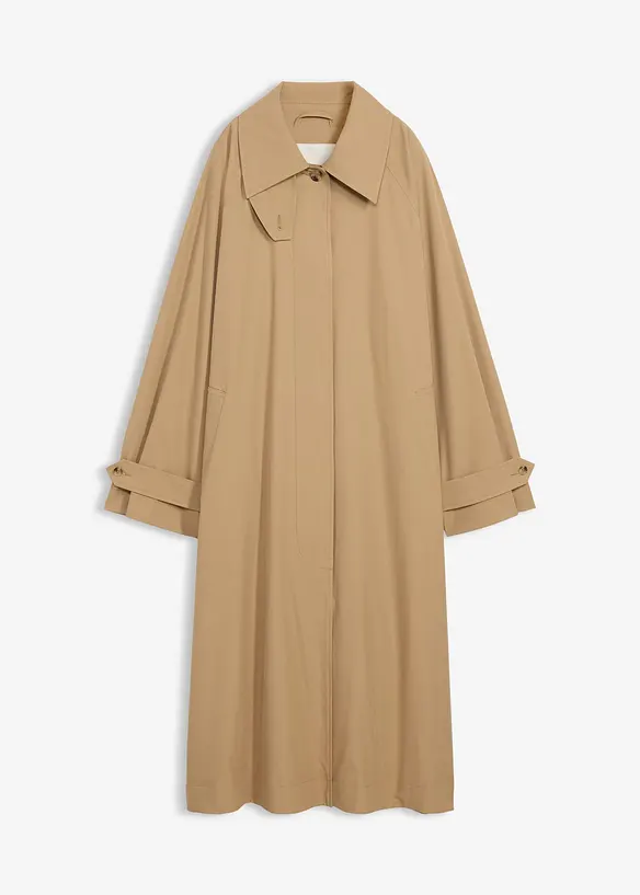 Trenchcoat med slejf, bonprix
