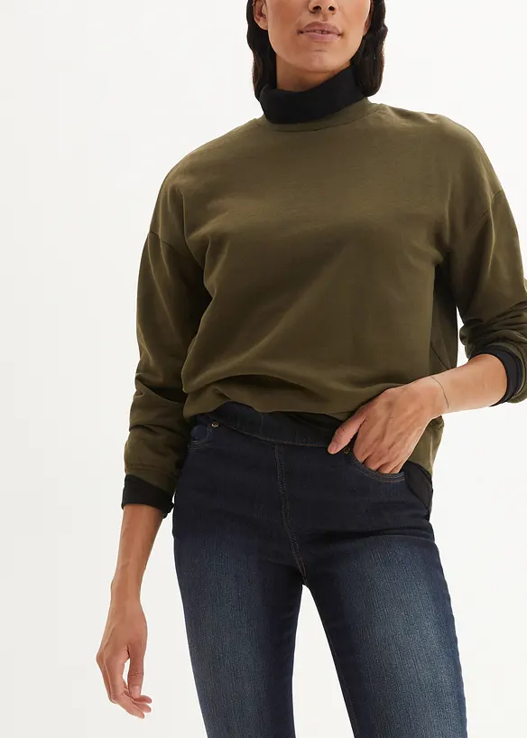 Bekv&auml;ma stretchjeggings, bonprix