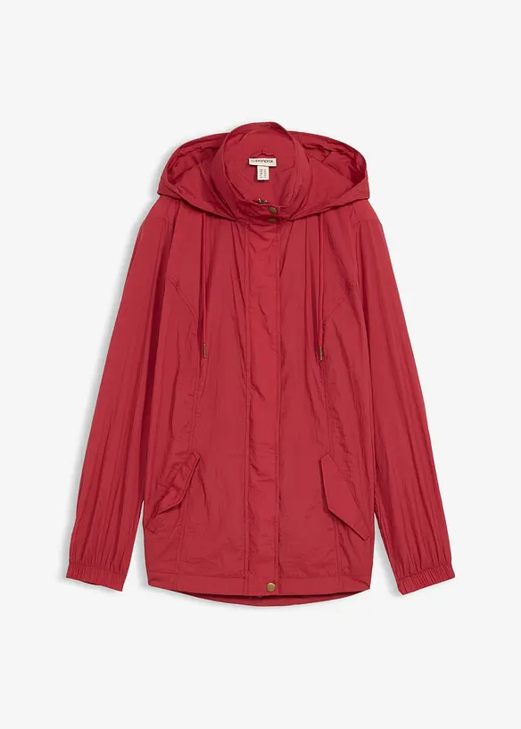 Tunn parkas med huva, bonprix