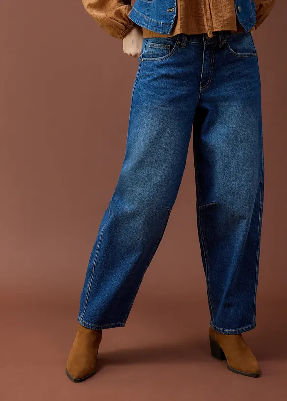 Ballon Jeans Mid Waist, bonprix