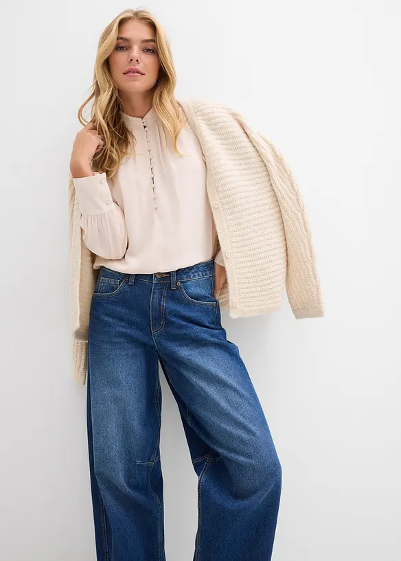 Ballon Jeans Mid Waist, bonprix