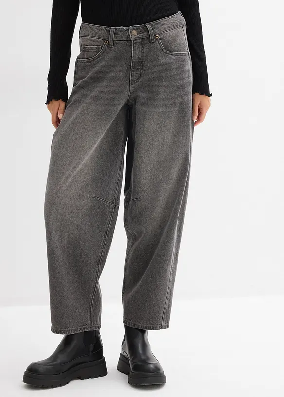 Ballon Jeans Mid Waist, bonprix