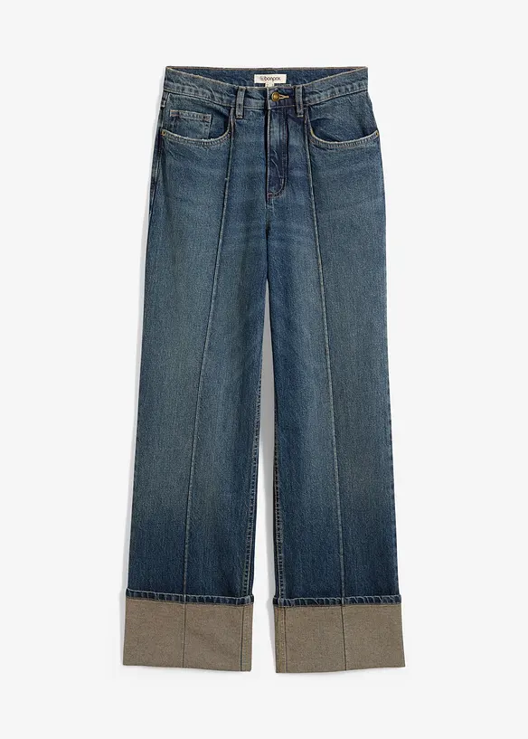 Straight jeans i Loose Fit med High Waist, bonprix
