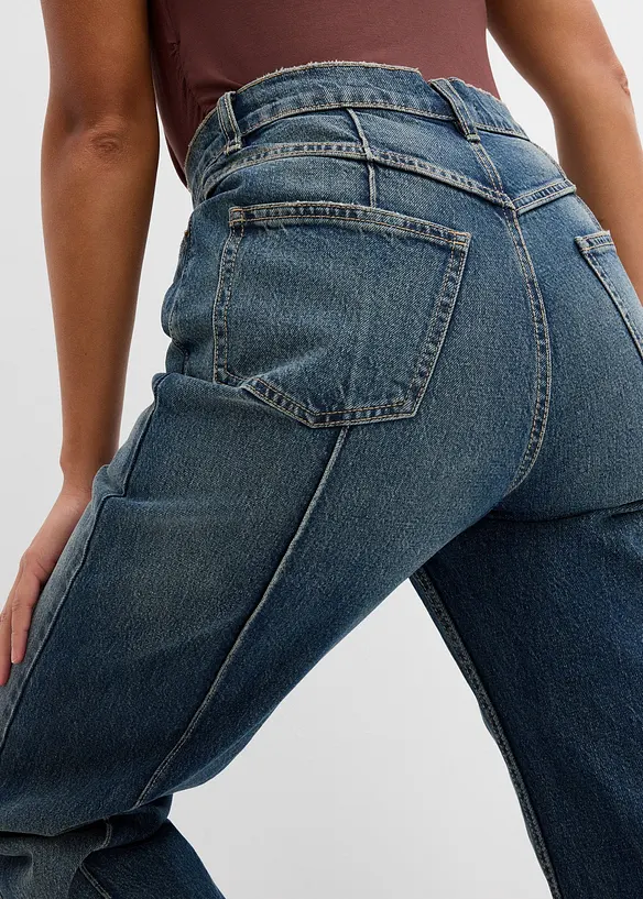 Straight jeans i Loose Fit med High Waist, bonprix