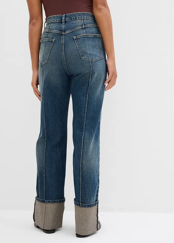Straight jeans i Loose Fit med High Waist, bonprix