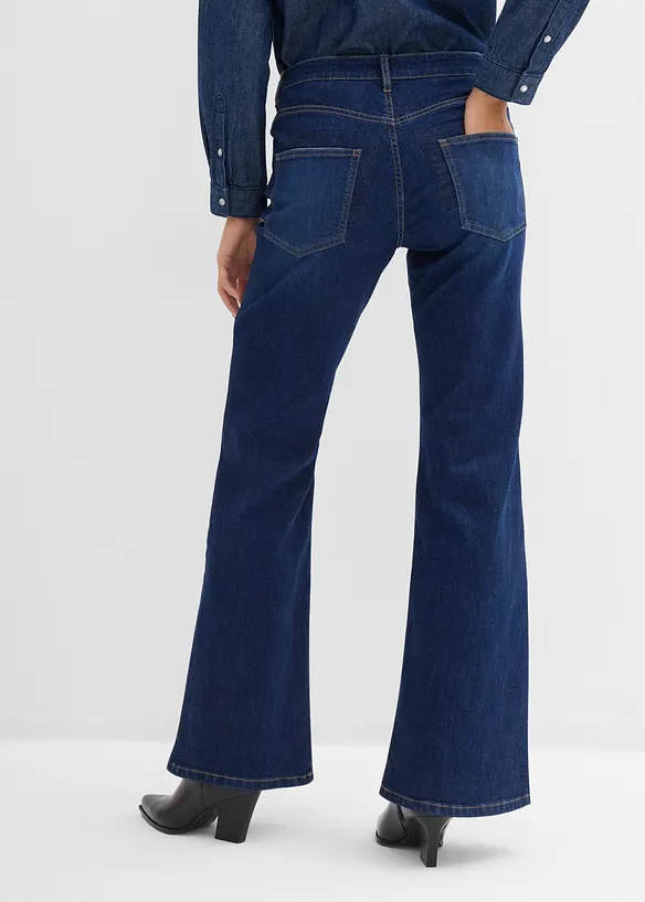 Flared Jeans Mid Waist, bonprix