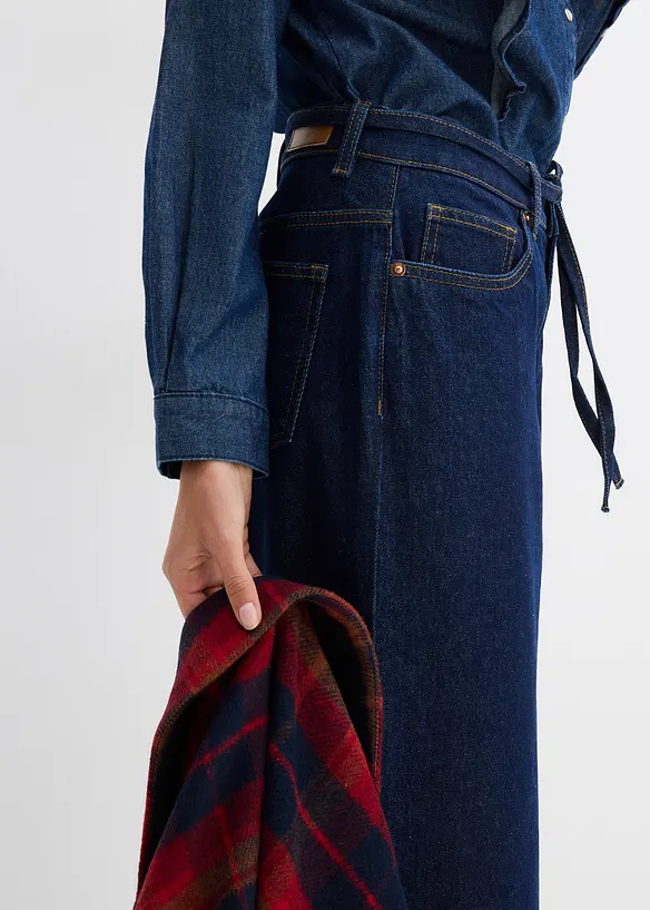 Wide Leg Jeans Mid Waist, bonprix