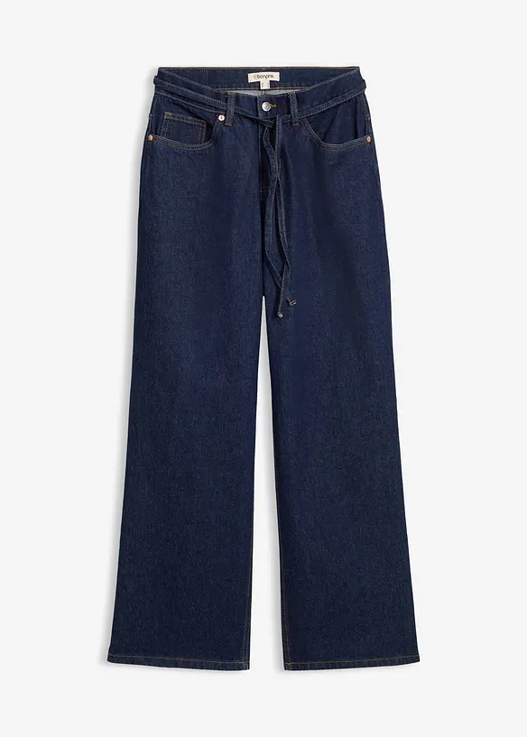 Wide Leg Jeans Mid Waist, bonprix
