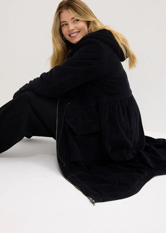 Manchesterkappa med teddyfleecehuva, bonprix