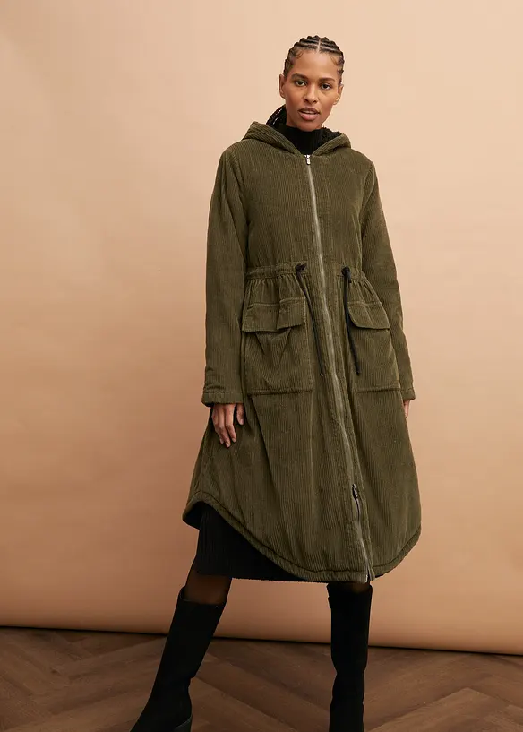 Manchesterkappa med teddyfleecehuva, bonprix