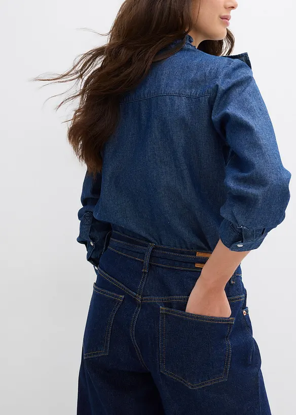 Wide Leg Jeans Mid Waist, bonprix