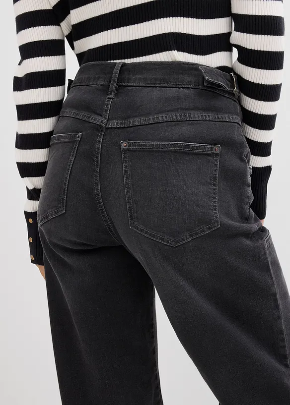 Jeans Wide Leg Mid Waist, bonprix