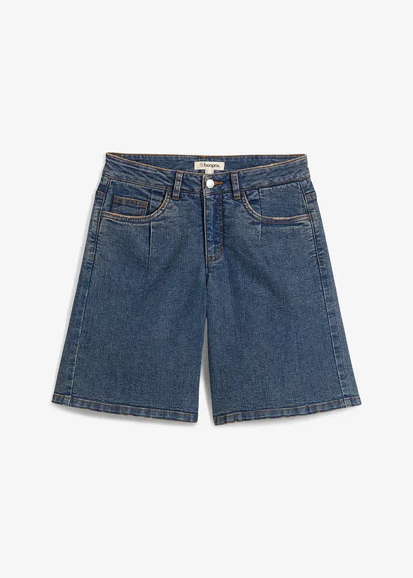 Jeansshorts med Mid Waist, bonprix