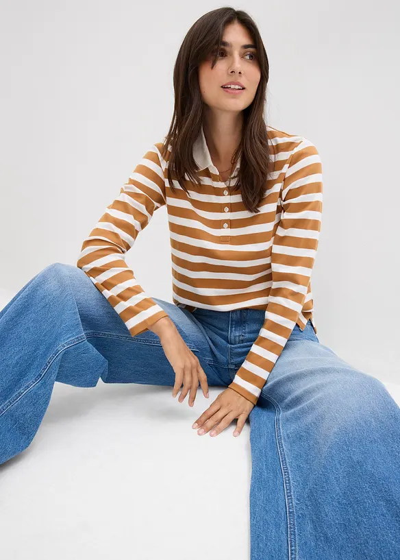 Wide Leg Jeans Mid Waist, bonprix