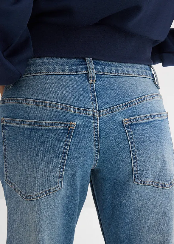 Barrel-jeans, Mid Waist, bonprix