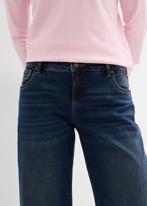 Barrel-jeans, Mid Waist, bonprix