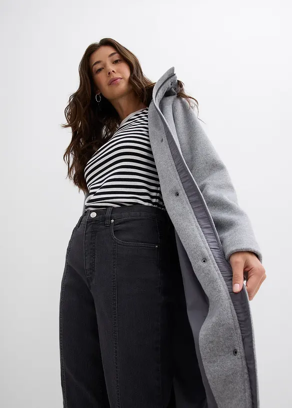 Mom Jeans High Waist, Stretch, bonprix