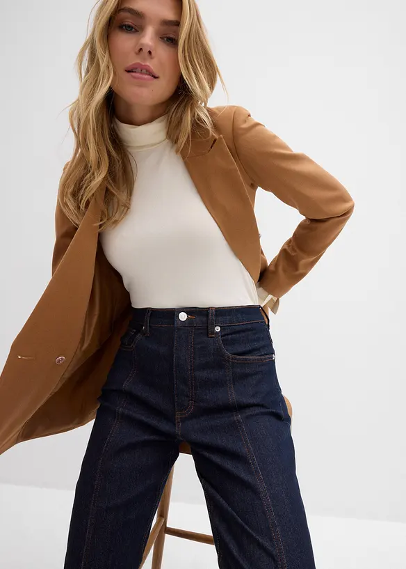 Mom Jeans High Waist, Stretch, bonprix