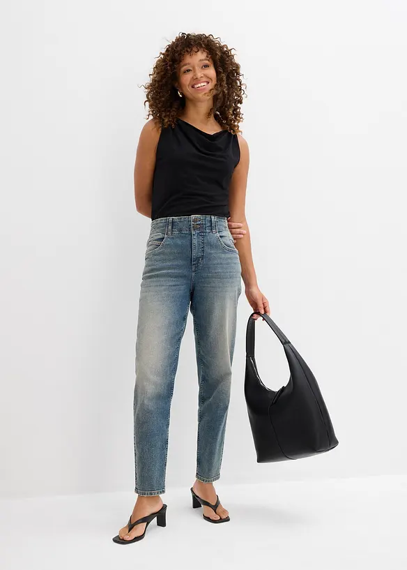 Mom-jeans High Waist, bonprix