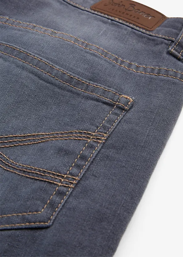 Ultra Soft Straight Jeans Mid Waist, bonprix