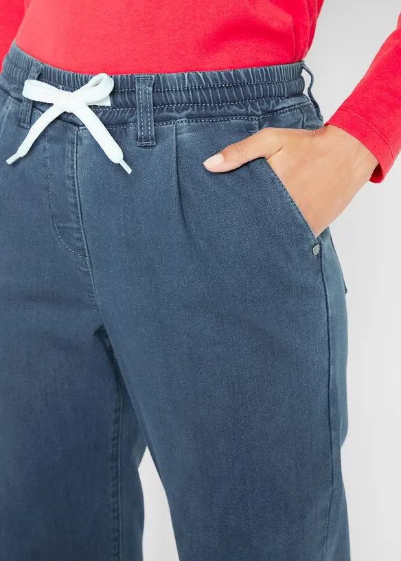 Termojeans med bekv&auml;m midja, bonprix