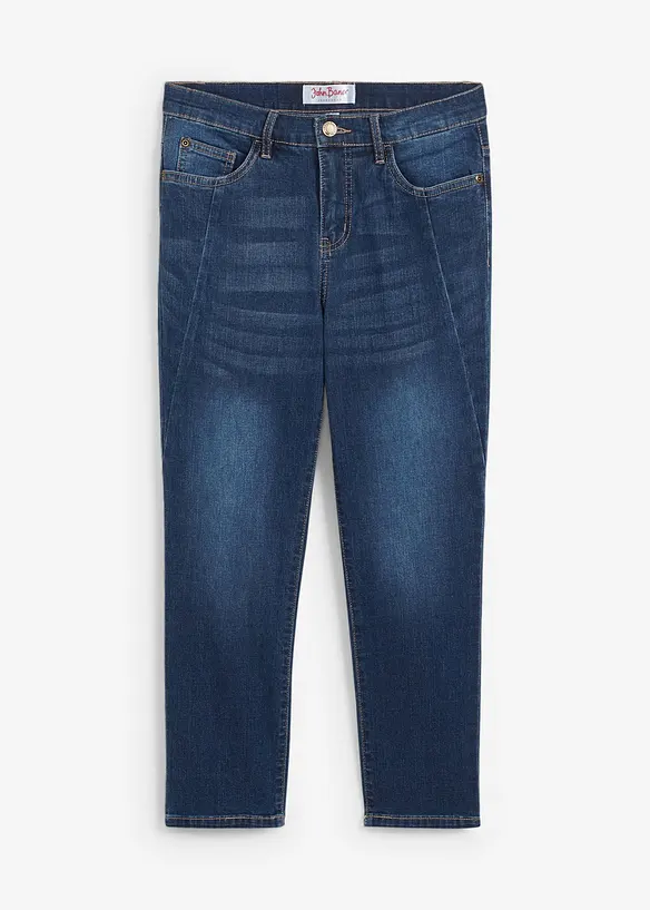 Slim Fit Ultra Soft Jeans, 7/8-l&auml;ngd, bonprix