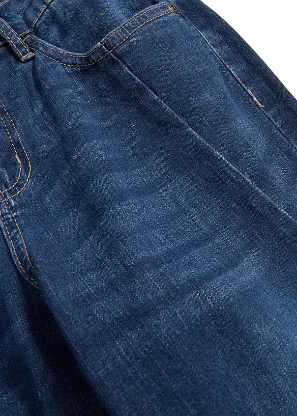 Slim Fit Ultra Soft Jeans, 7/8-l&auml;ngd, bonprix