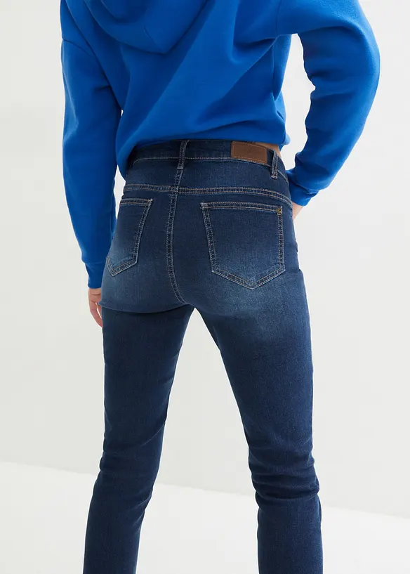 Slim Fit Ultra Soft Jeans, 7/8-l&auml;ngd, bonprix