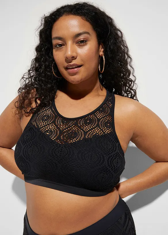 BH-bikinitopp med spets, bonprix