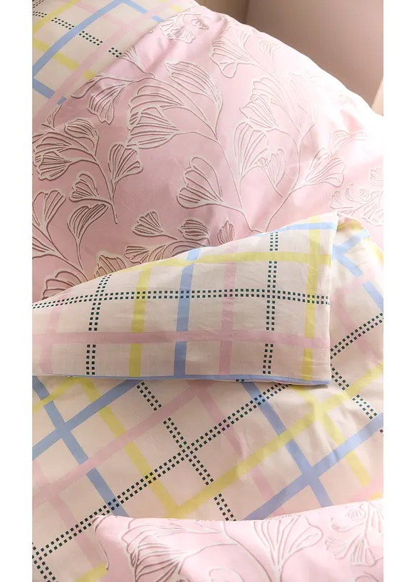 P&aring;slakanset med rutm&ouml;nster, bonprix