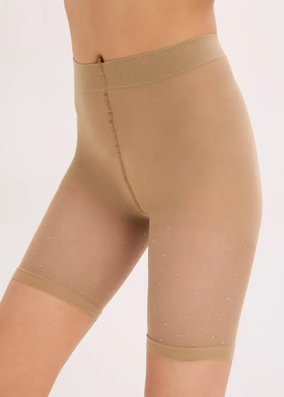 Anti skav-cykelbyxa i svalkande polyamid (40 den), bonprix