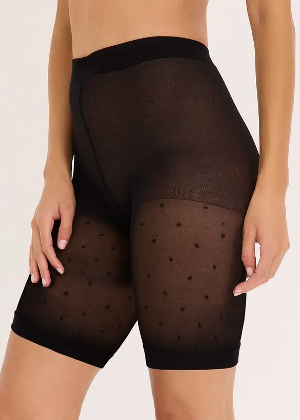 Anti skav-cykelbyxa i svalkande polyamid (40 den), bonprix