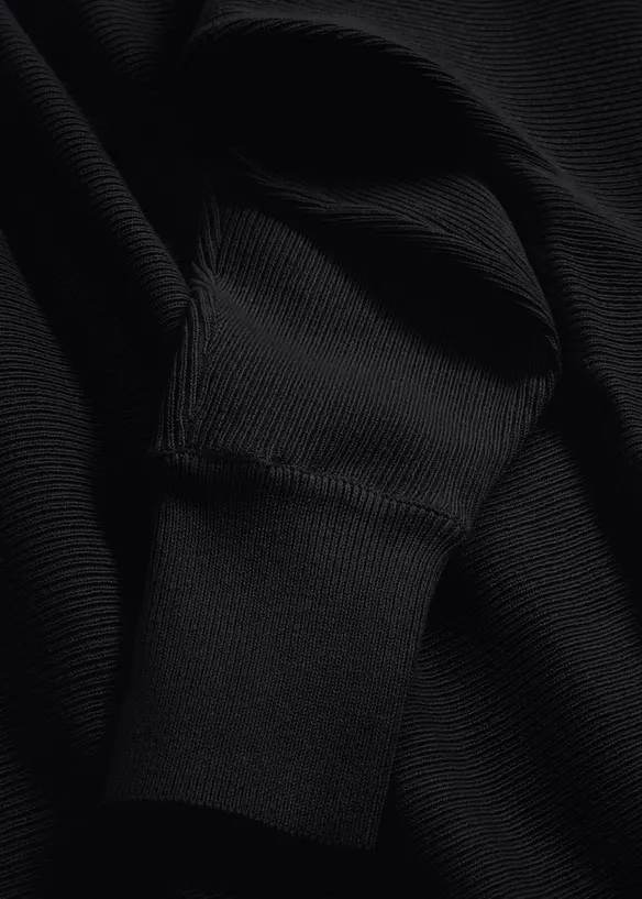 Ribbstickad oversizetr&ouml;ja, bonprix