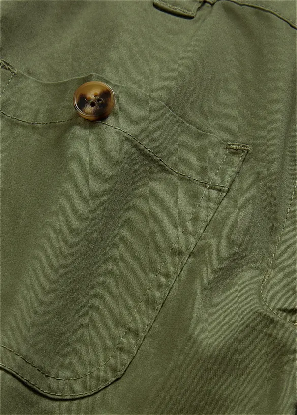 Byxa med vida ben och h&ouml;g, bekv&auml;m midja, bonprix