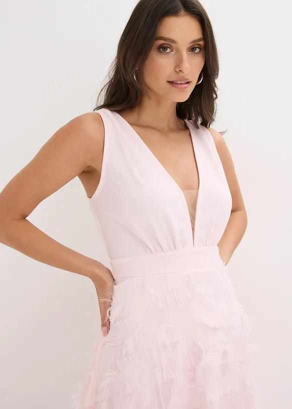 Aftonkl&auml;nning av skir tyll, bonprix