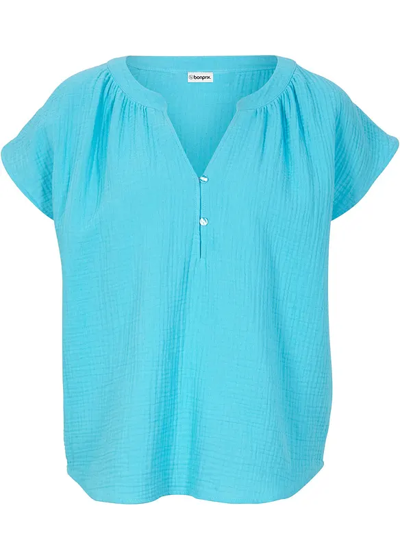 Blustopp i bomullsmuslin, bonprix