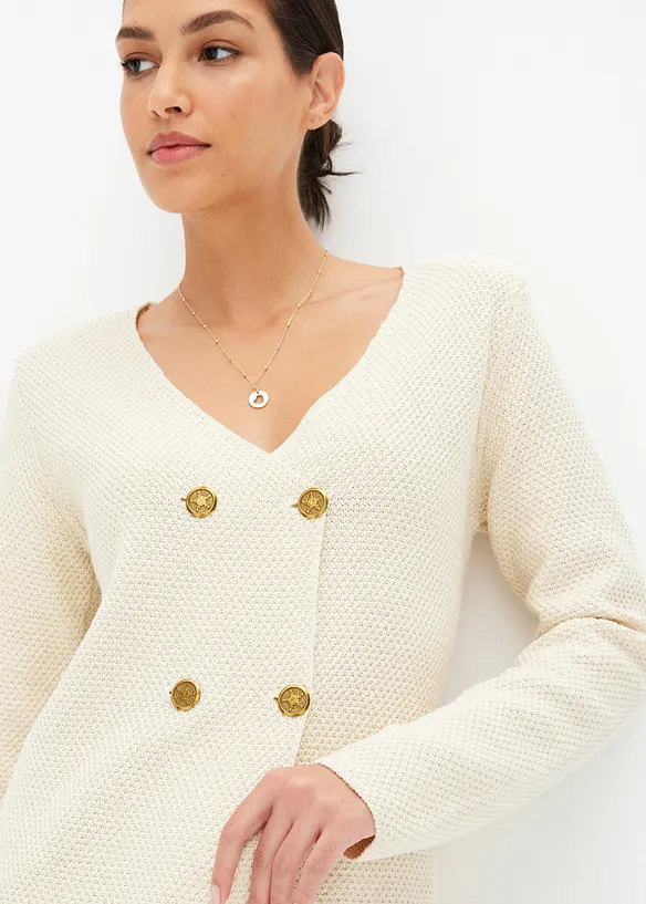 Stickad kavaj, bonprix