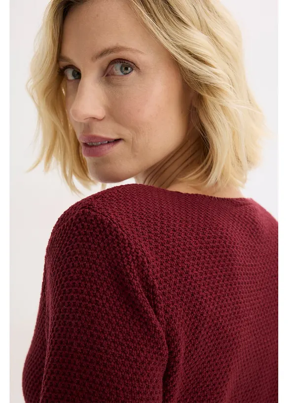 Stickad kavaj, bonprix