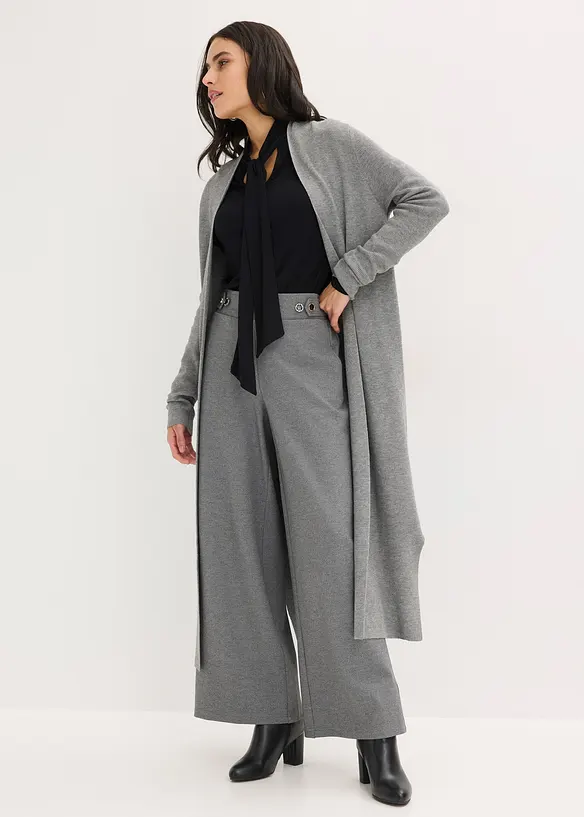 L&aring;ng cardigan med viskos, bonprix