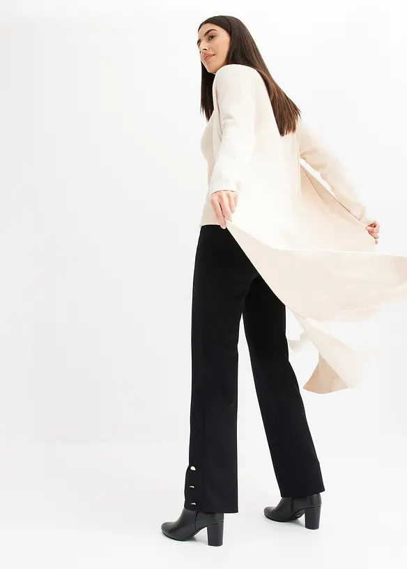 L&aring;ng cardigan med viskos, bonprix