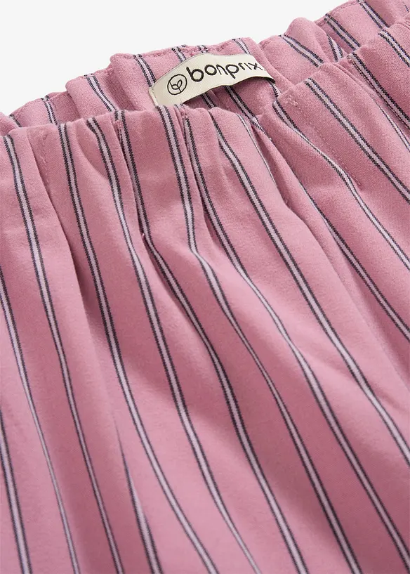 Vid dra-p&aring; byxa av material med mjukt fall, bonprix