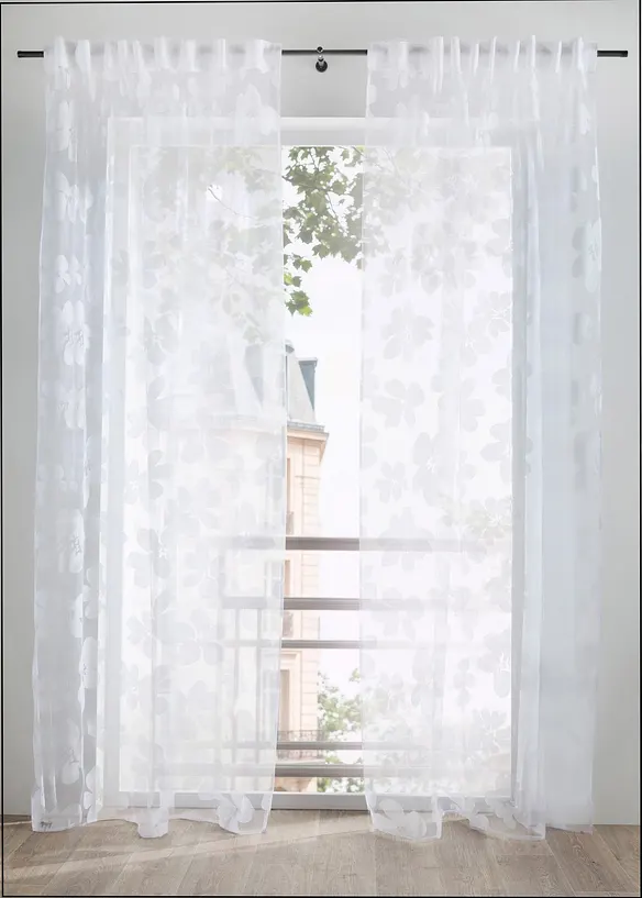 Gardin med burnout-m&ouml;nster (1-pack), bonprix