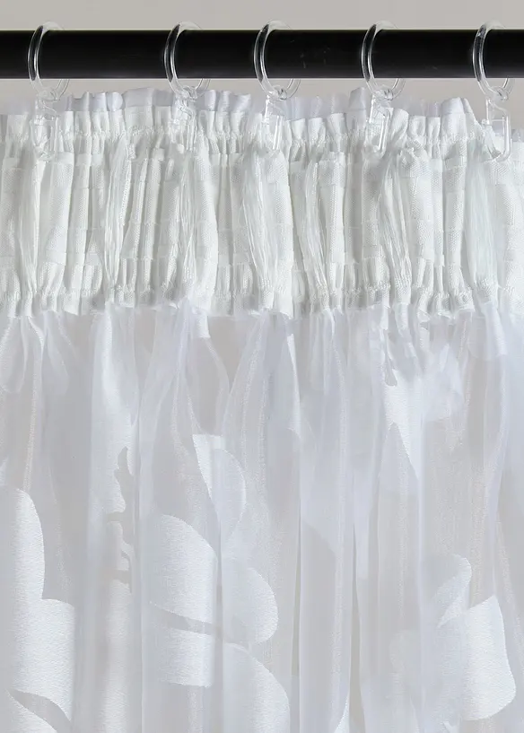 Gardin med burnout-m&ouml;nster (1-pack), bonprix