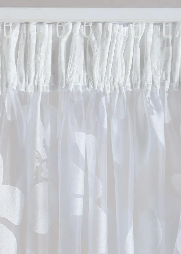 Gardin med burnout-m&ouml;nster (1-pack), bonprix