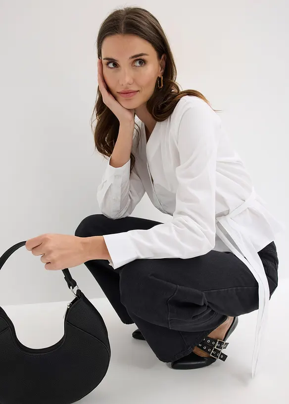 Blus i bomull, bonprix